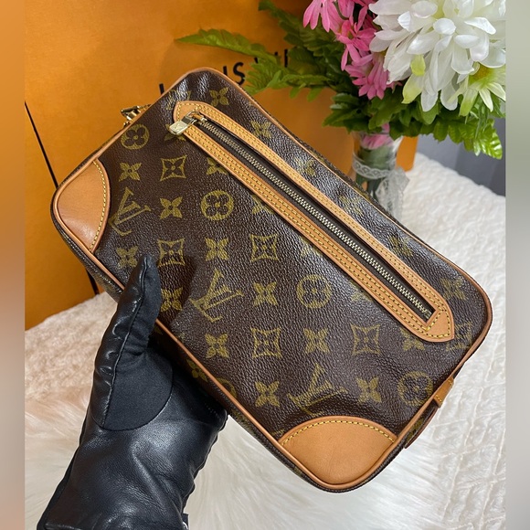 ❌SOLD❌ 🌸MARLY DRAGONNE GM CLUCTH BAG PURSE MONOGRAM - Picture 5 of 16